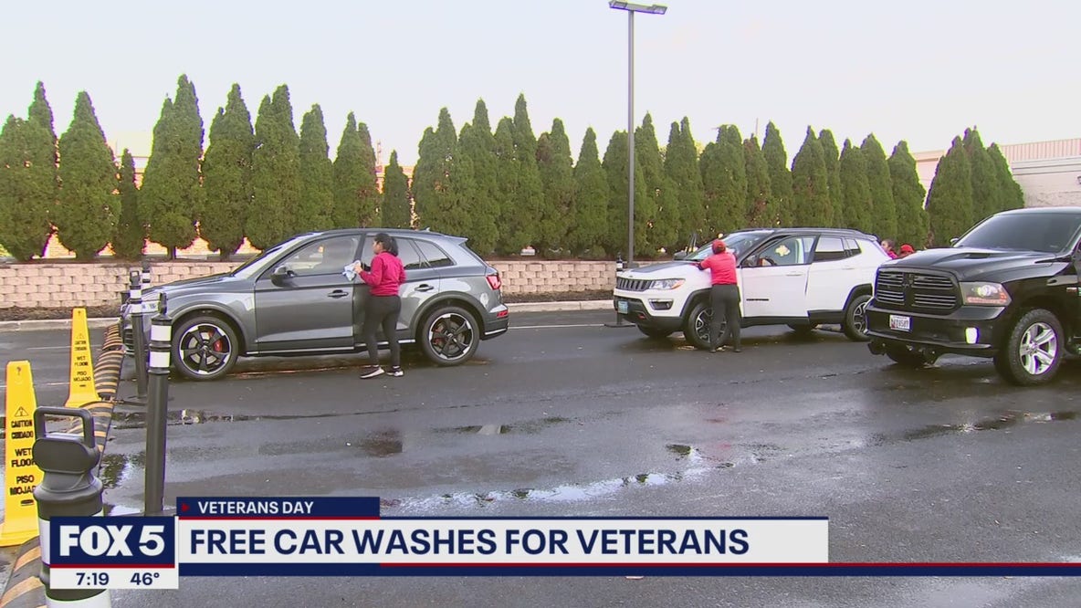 Free car washes for veterans